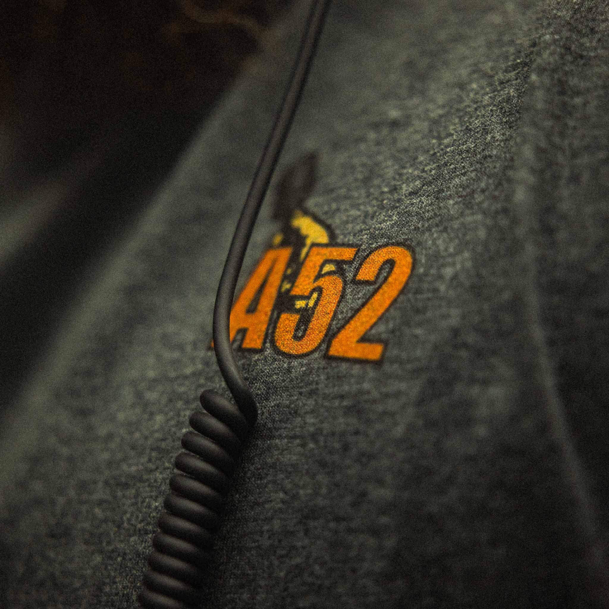 AREA52 "Lacerta" Tee in Charcoal - Image 3