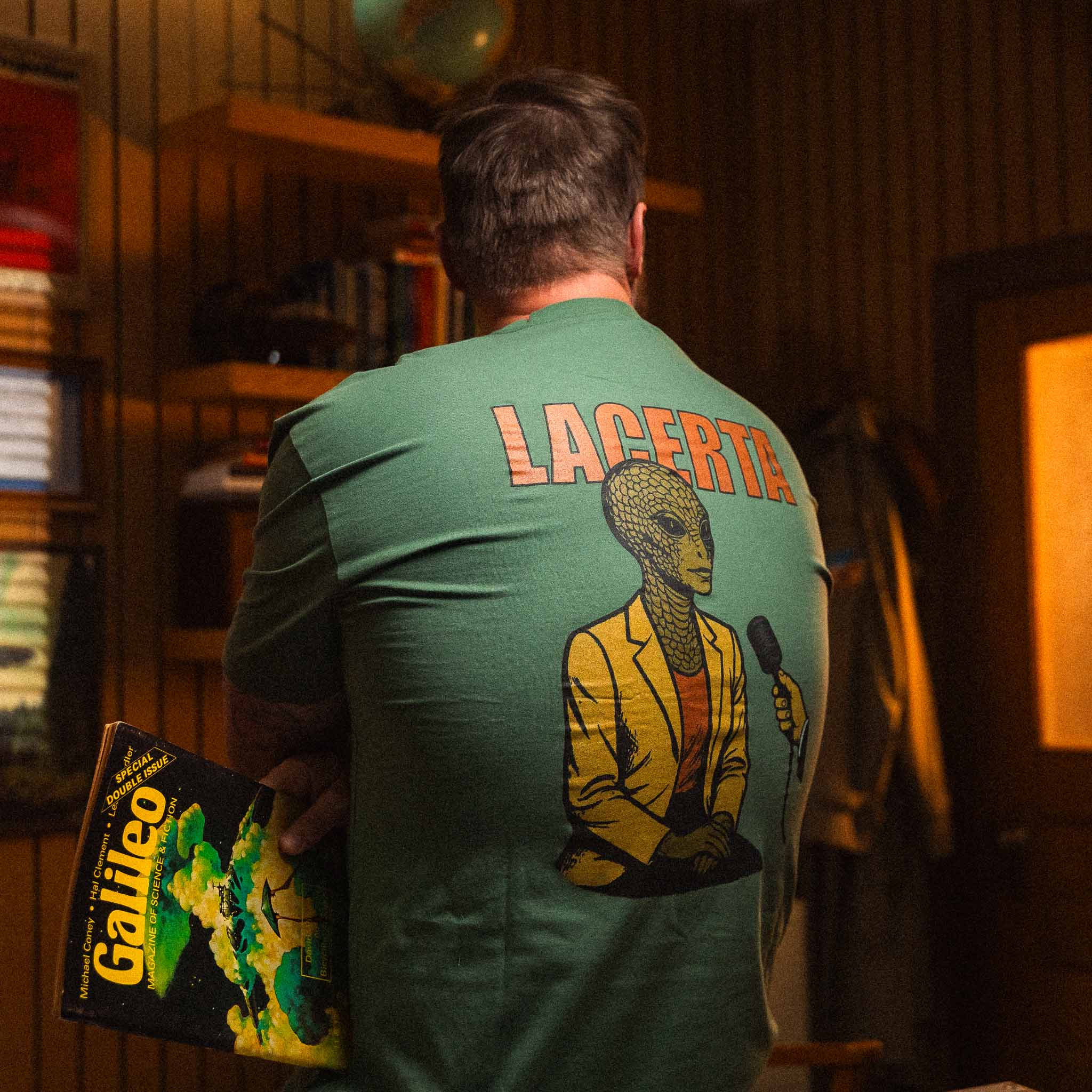 AREA52 "Lacerta" Tee in Eucalyptus - Image 3