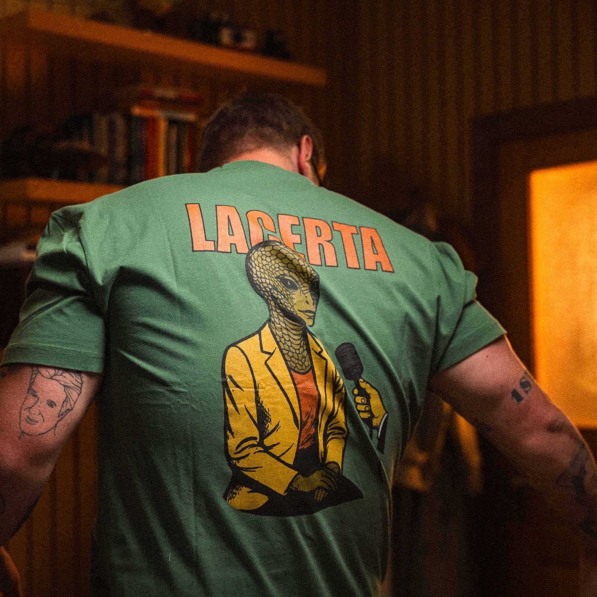 AREA52 "Lacerta" Tee in Eucalyptus - Image 5