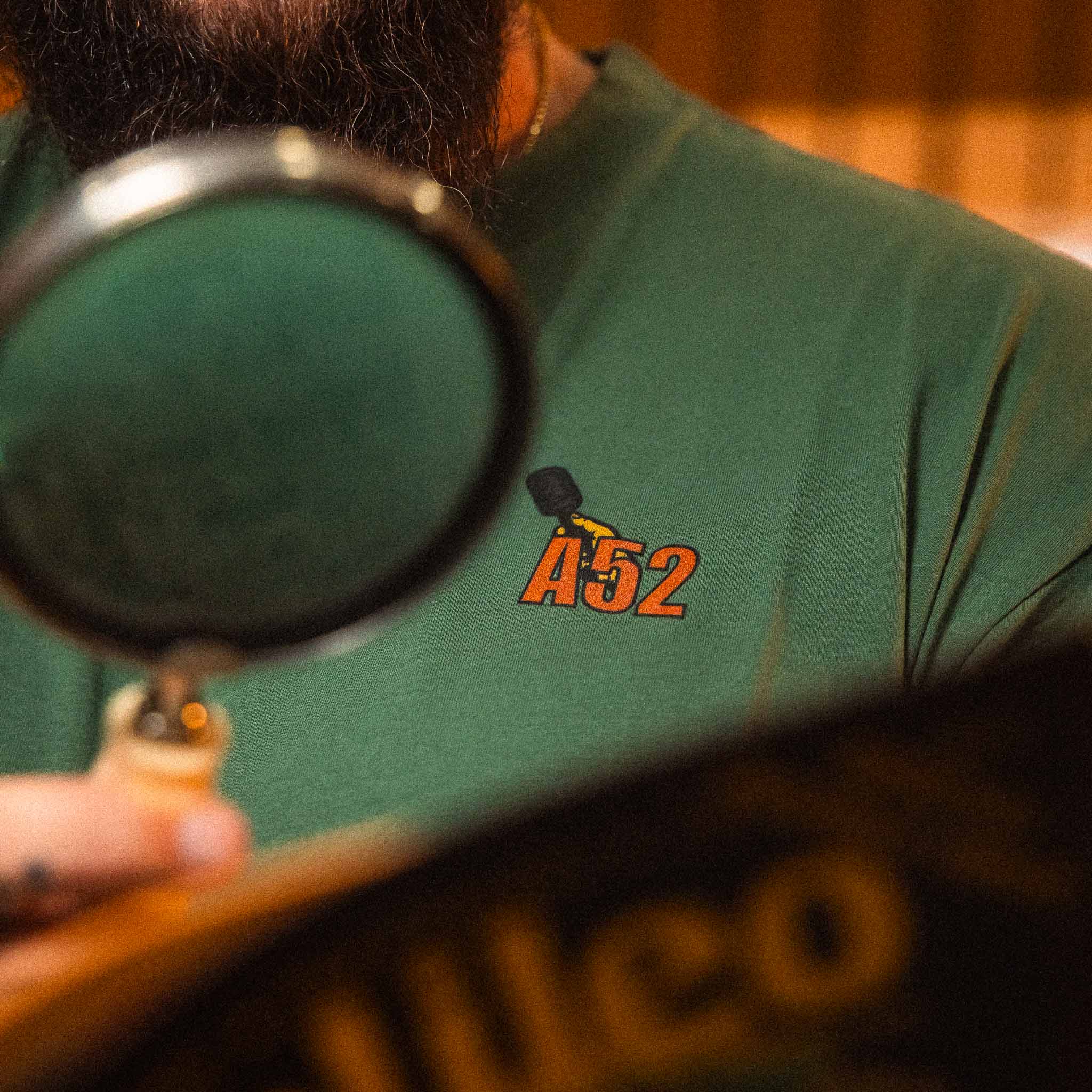 AREA52 "Lacerta" Tee in Eucalyptus - Image 6