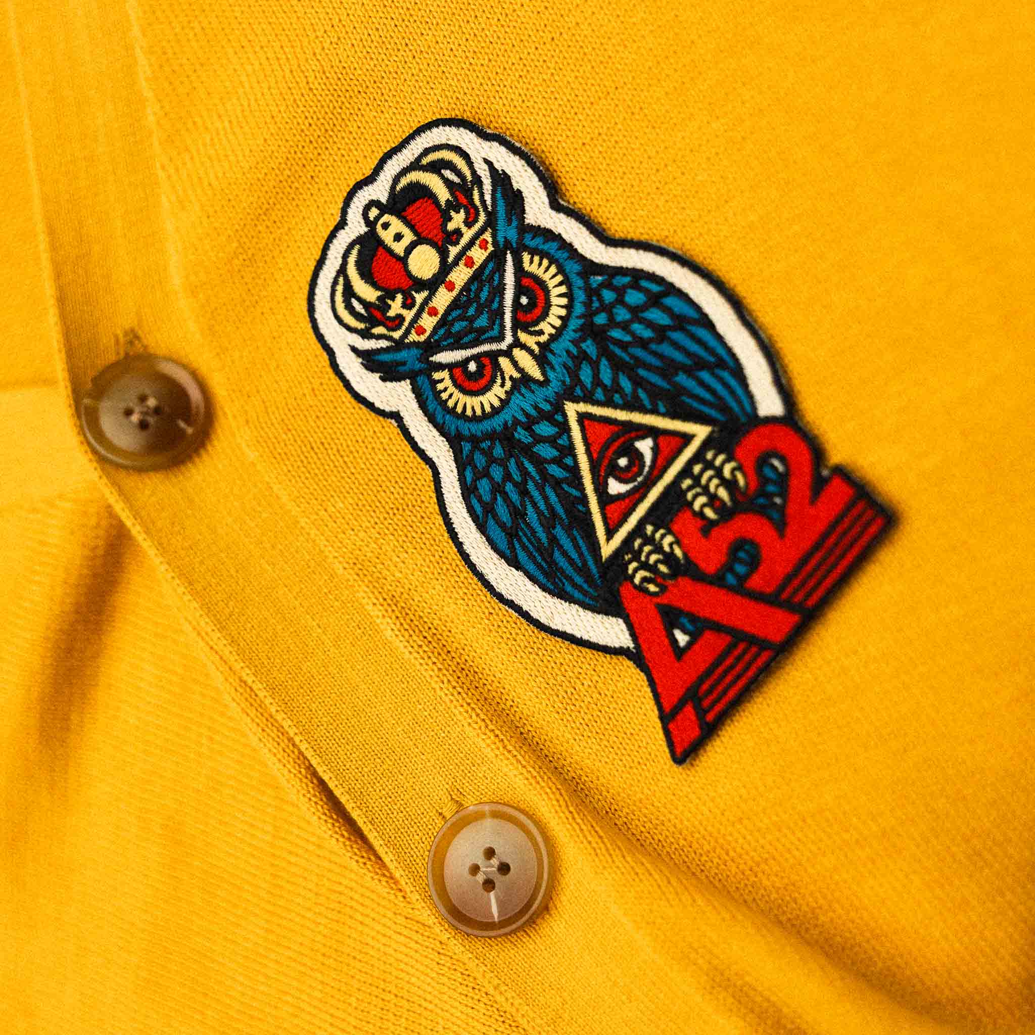 AREA52 Owl Iron-On Patch - Image 3