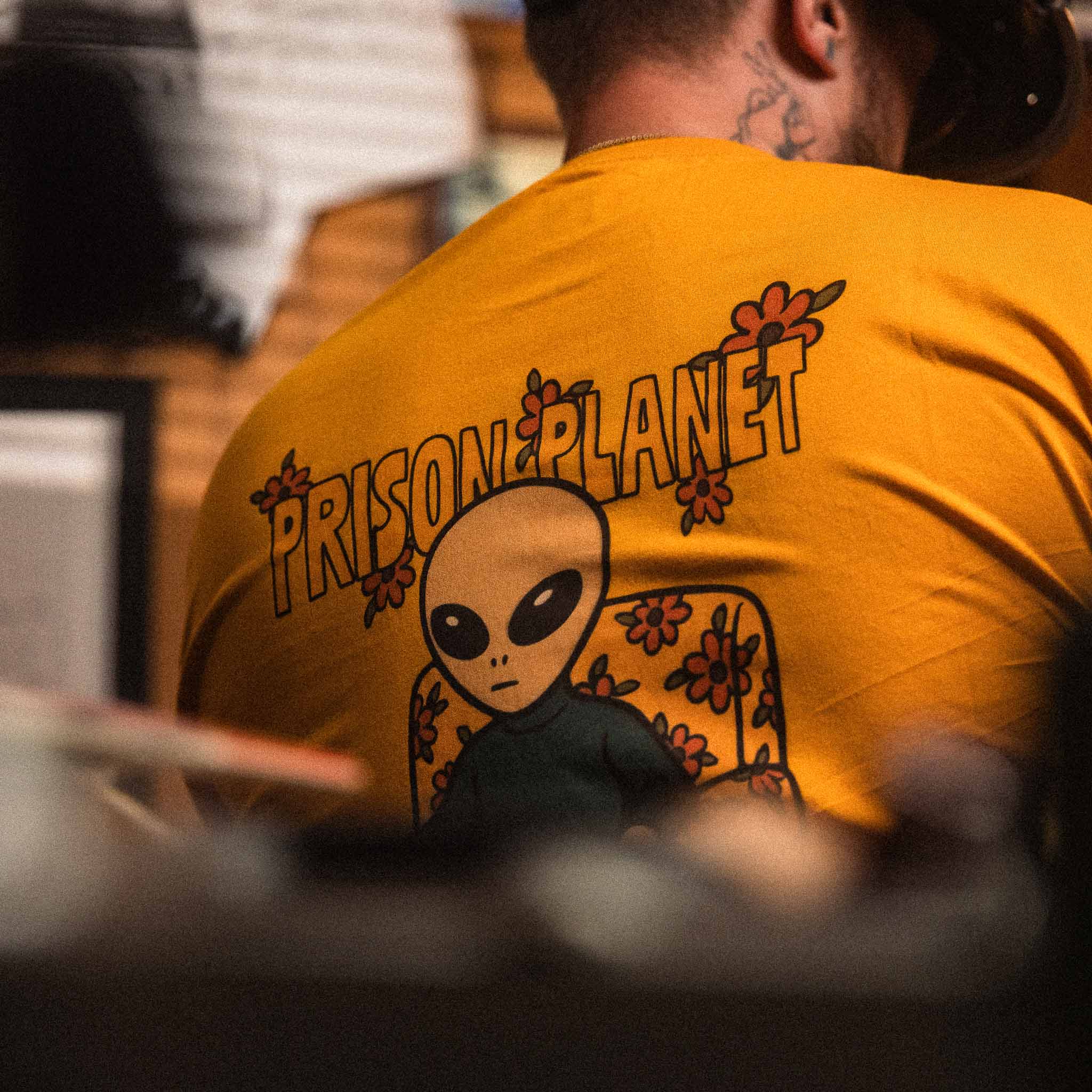 AREA52 "Prison Planet" Tee in Solar - Image 6