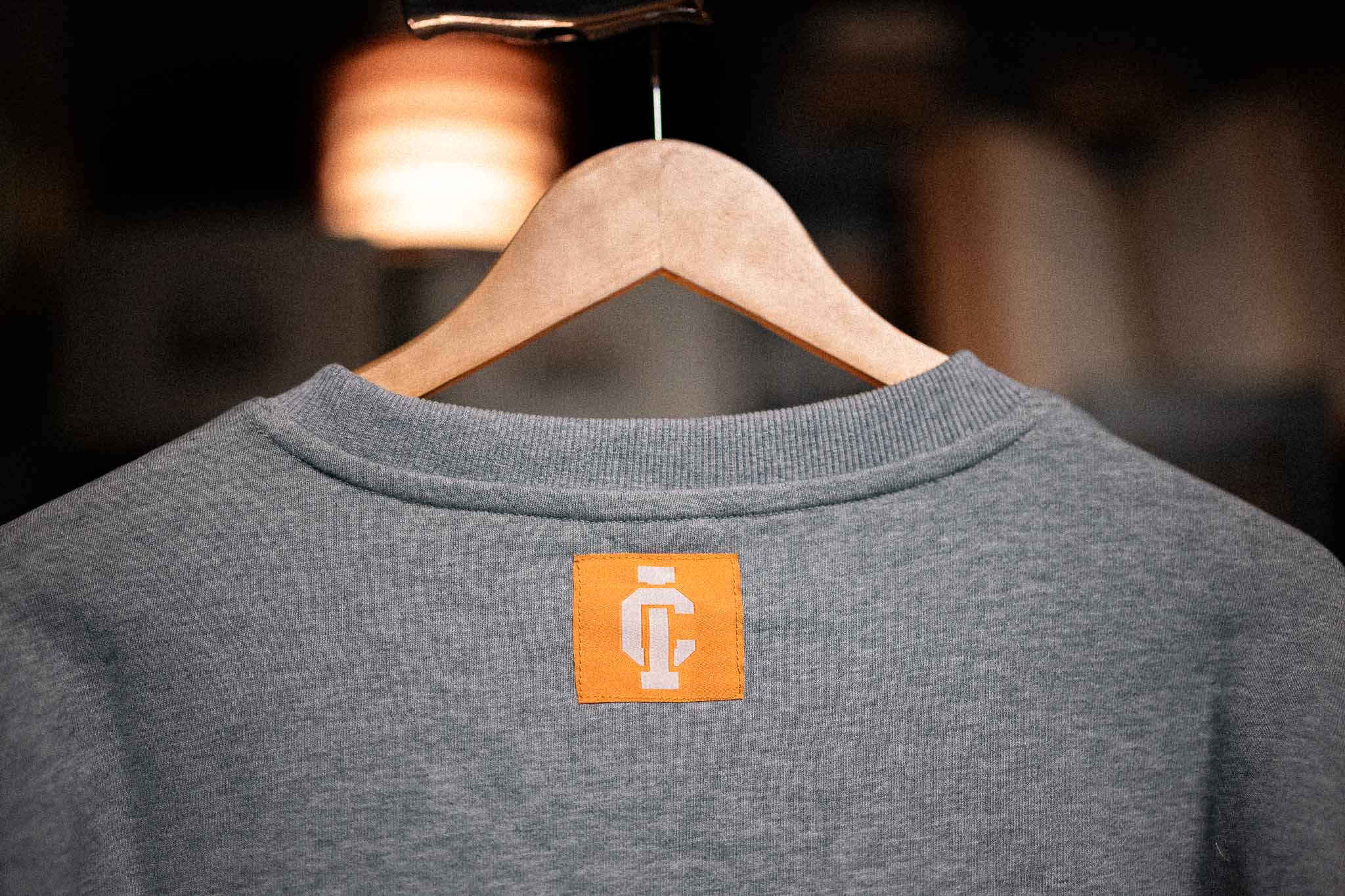 Invisible College Crewneck In Grey - Image 11