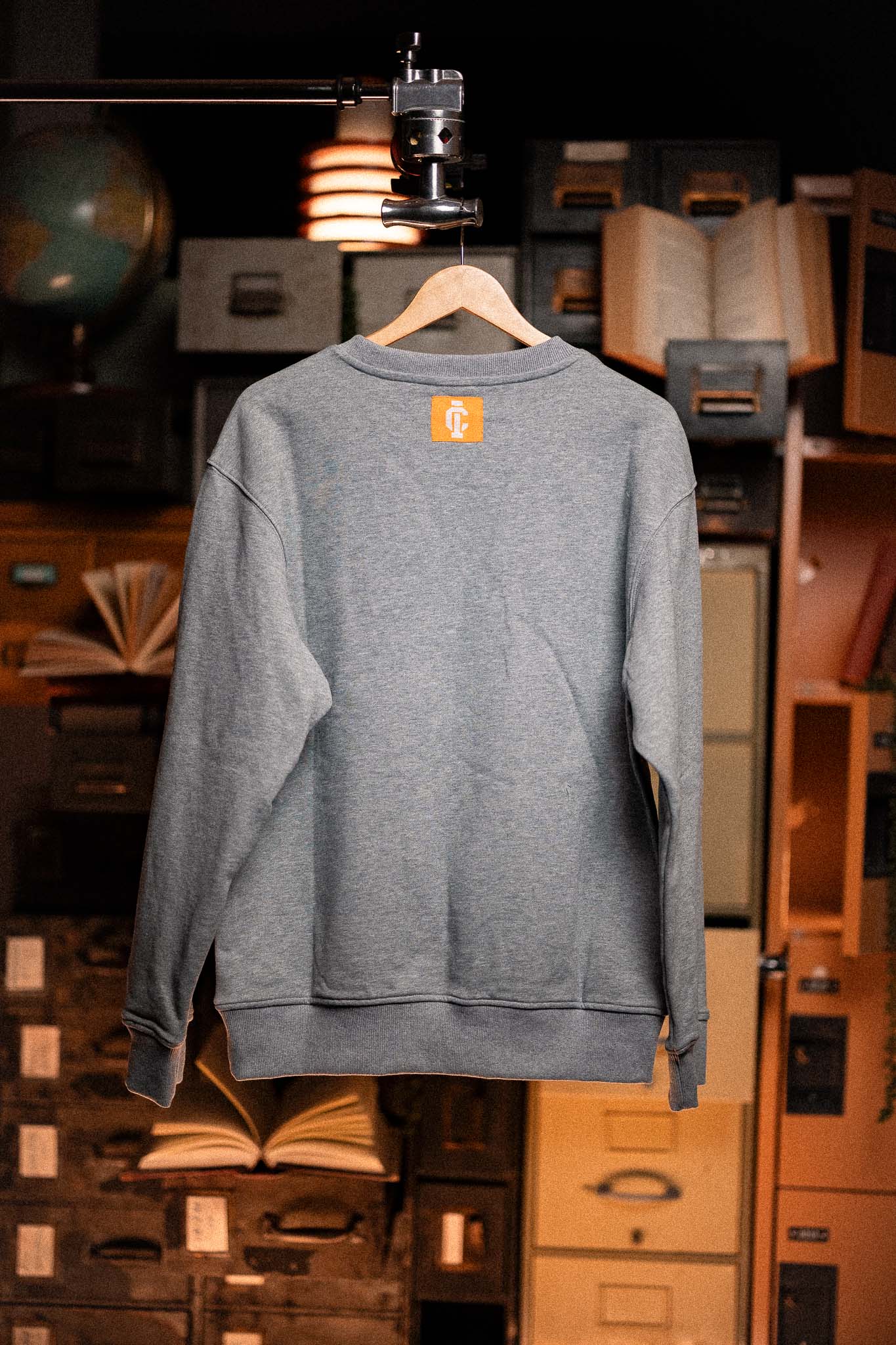Invisible College Crewneck In Grey - Image 12
