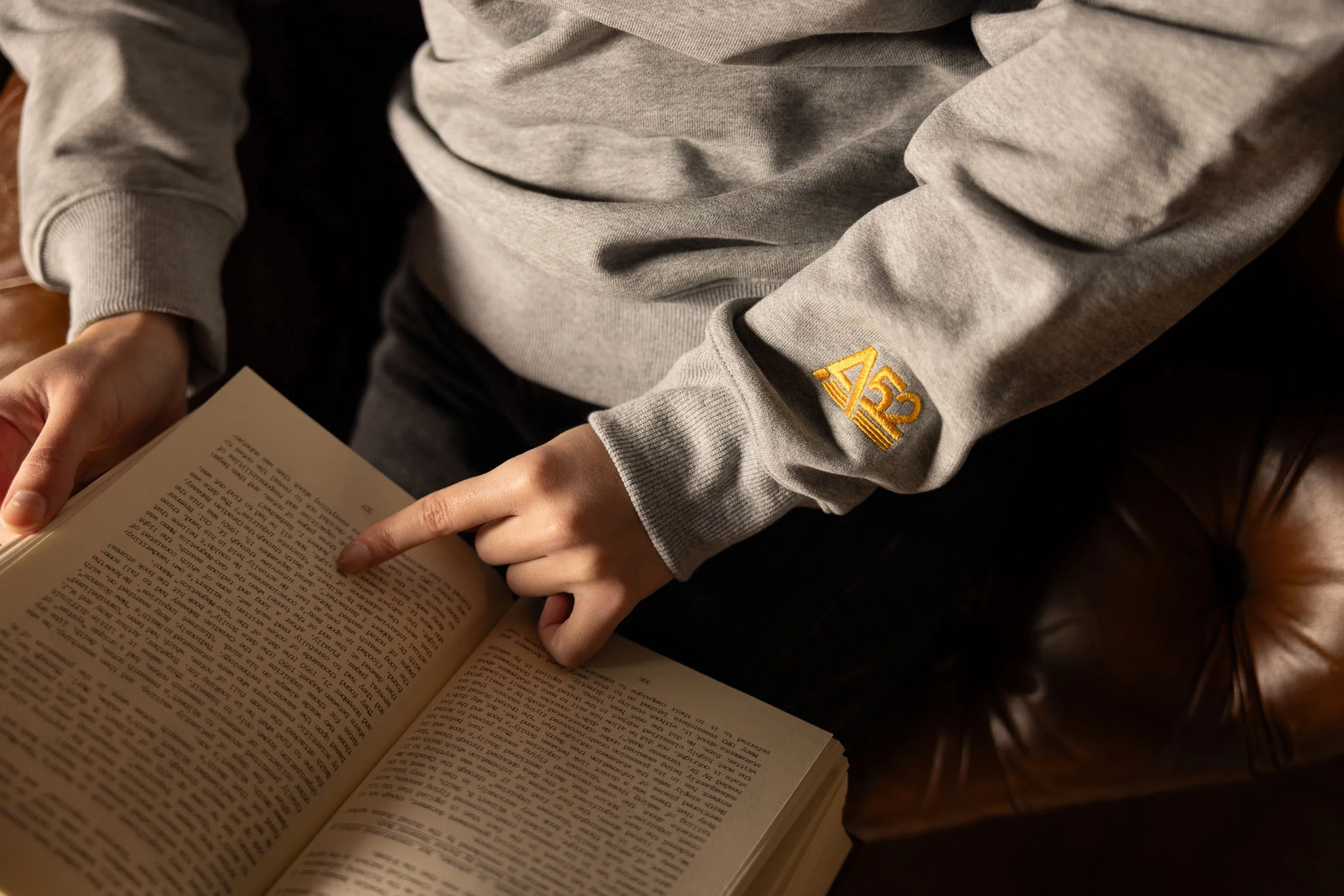 Invisible College Crewneck In Grey - Image 13