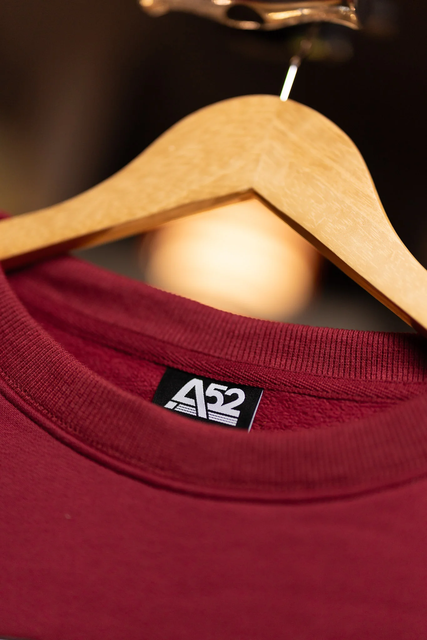 Invisible College Crewneck in Crimson - Image 5