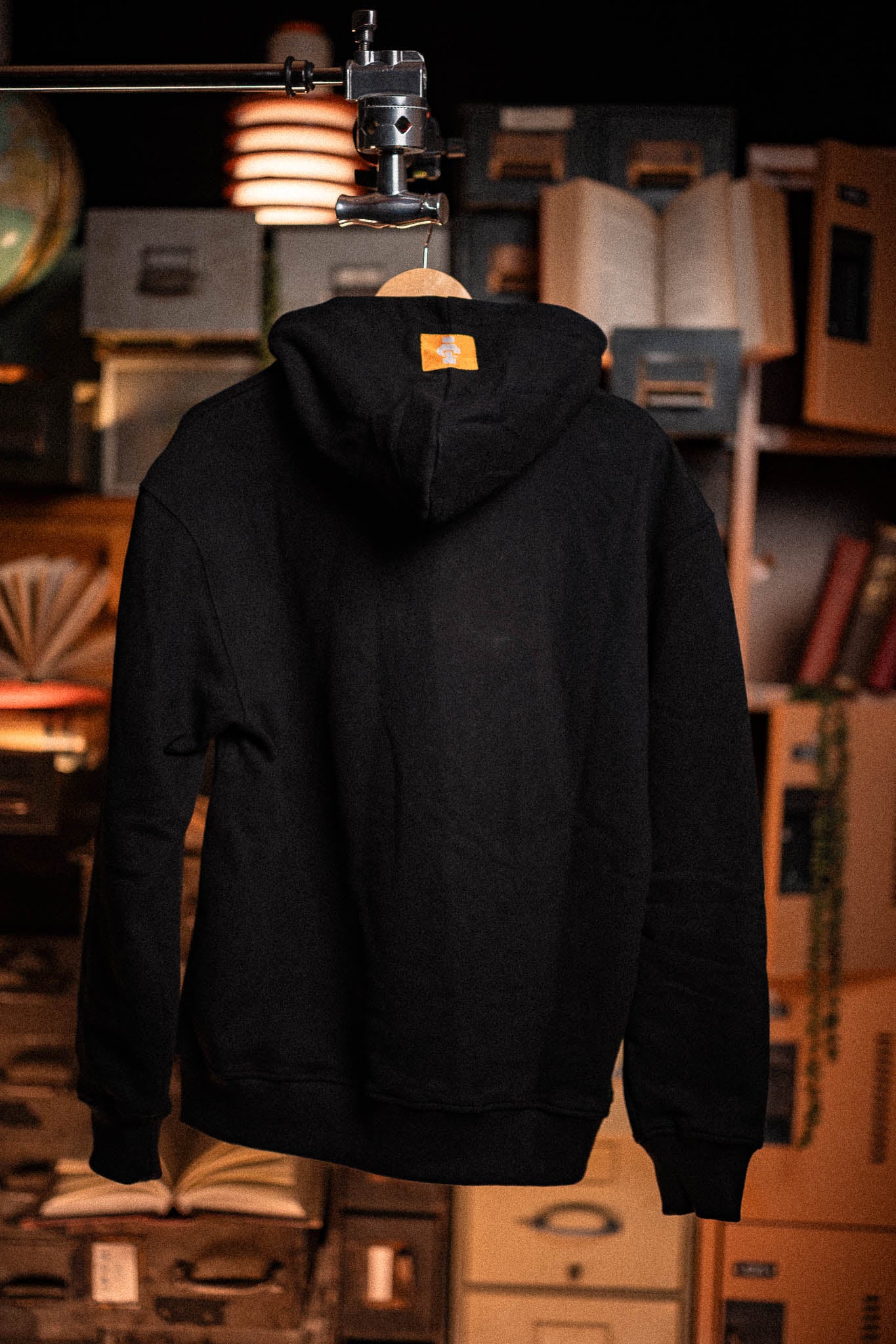 Invisible College Hoodie In Black - Image 3