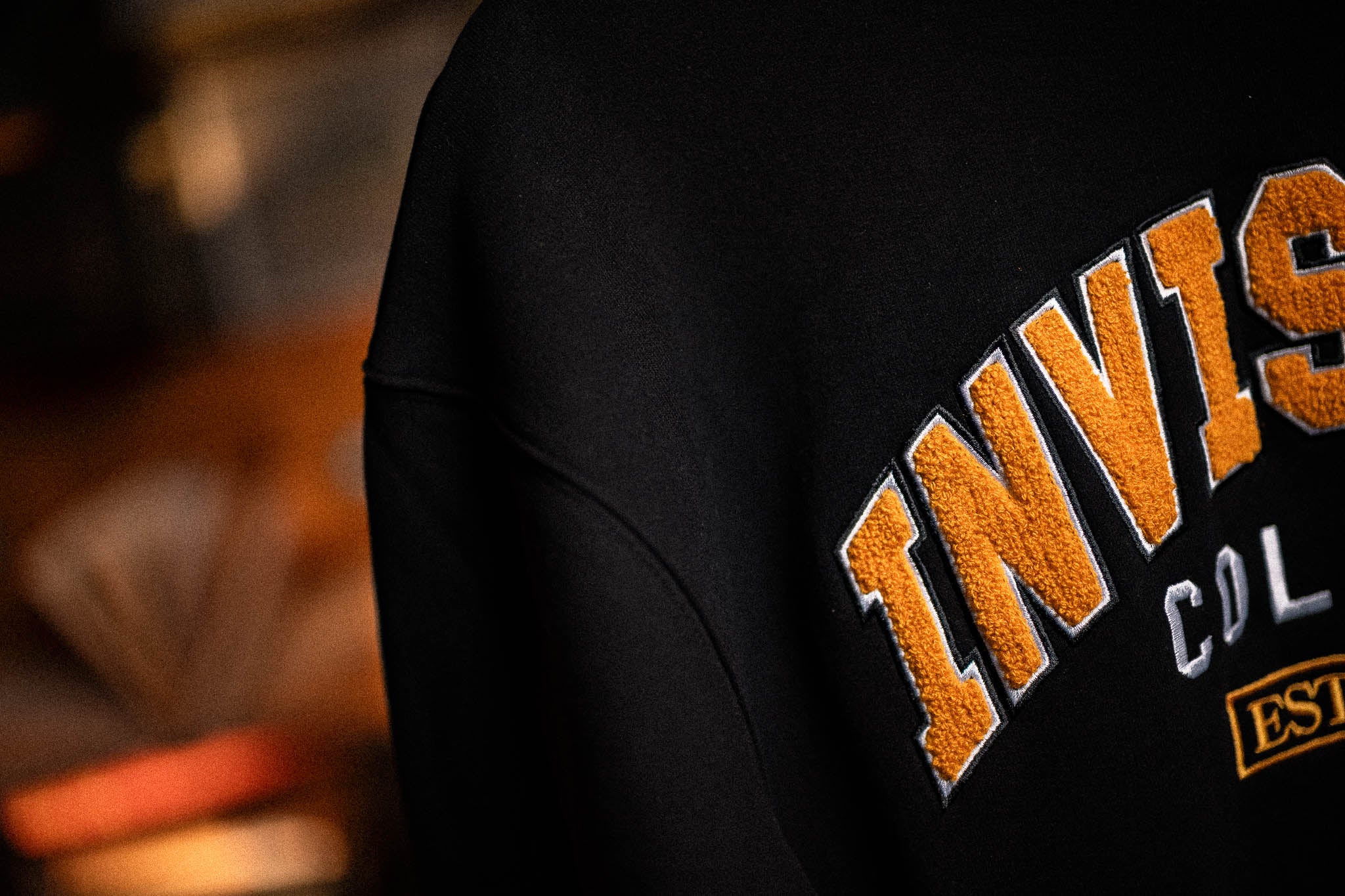 Invisible College Hoodie In Black - Image 8