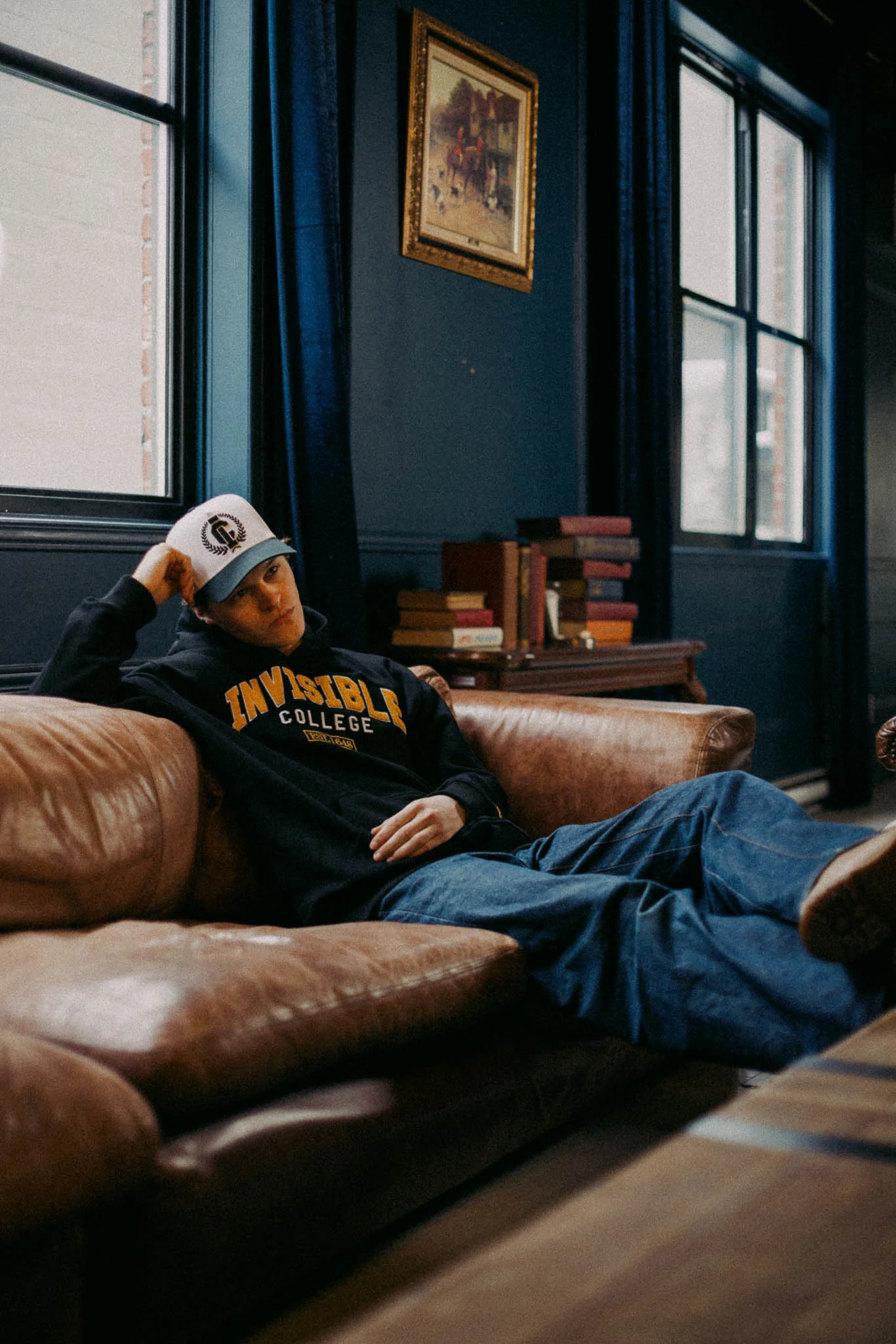 Invisible College Snap Back Hat - Image 4