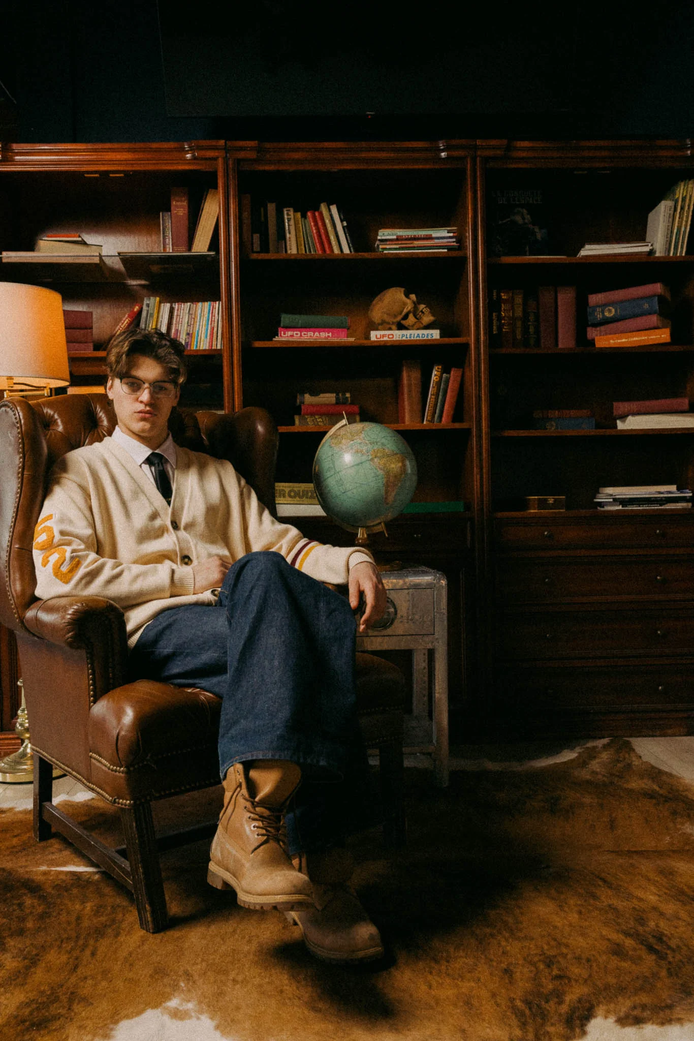 Invisible College Varsity Oversized Cardigan - Image 10