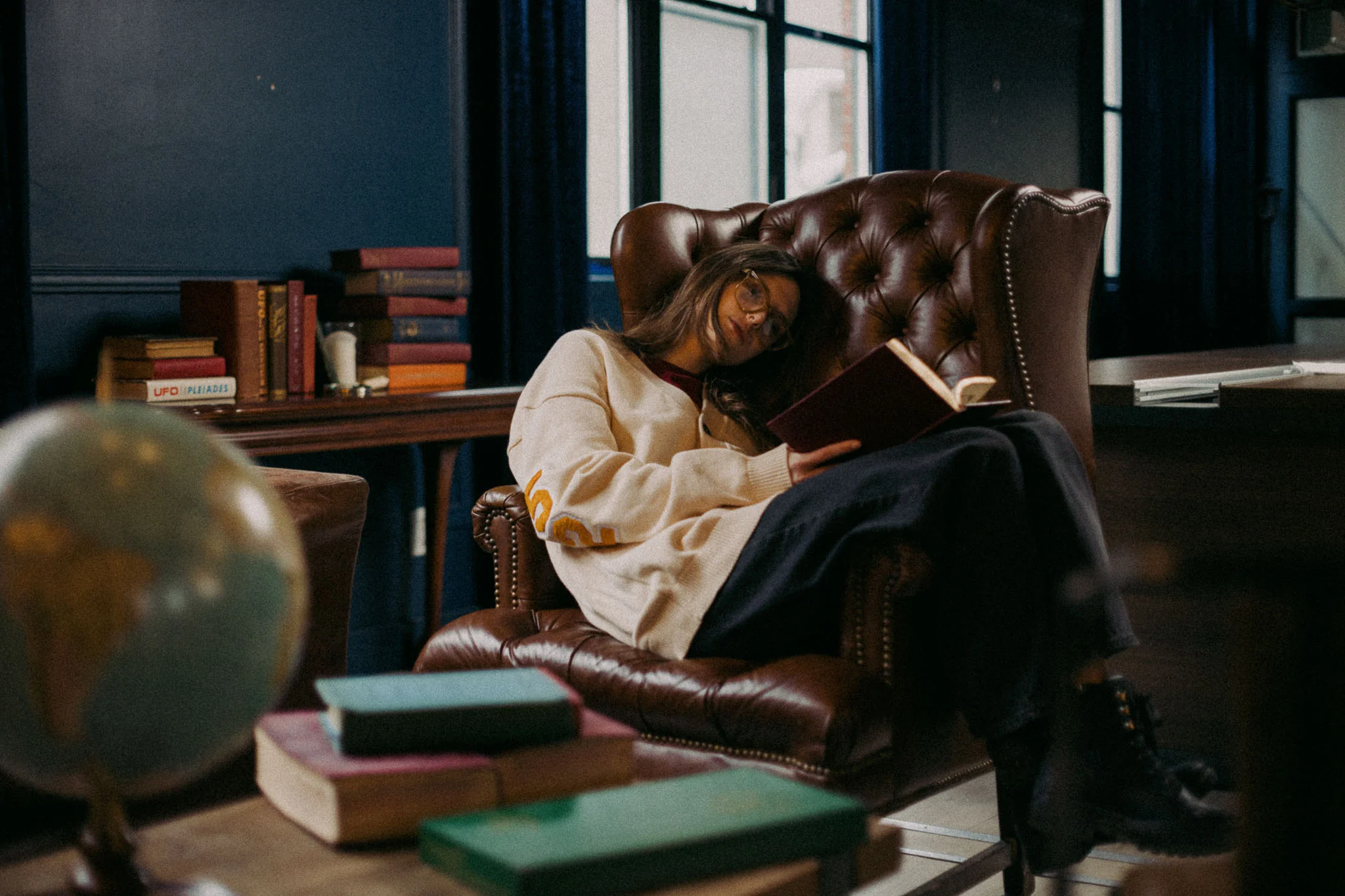 Invisible College Varsity Oversized Cardigan - Image 4