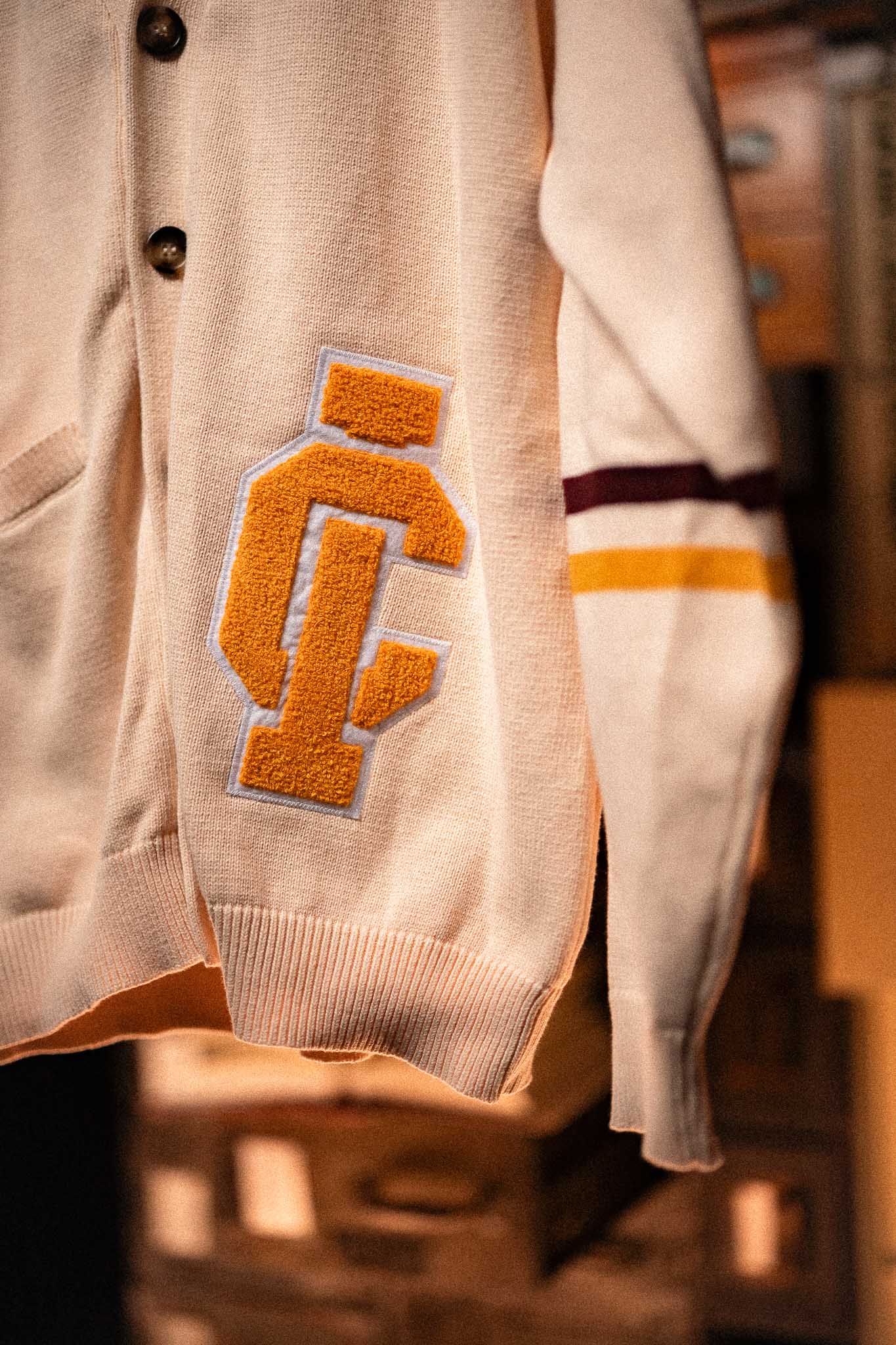 Invisible College Varsity Oversized Cardigan - Image 6