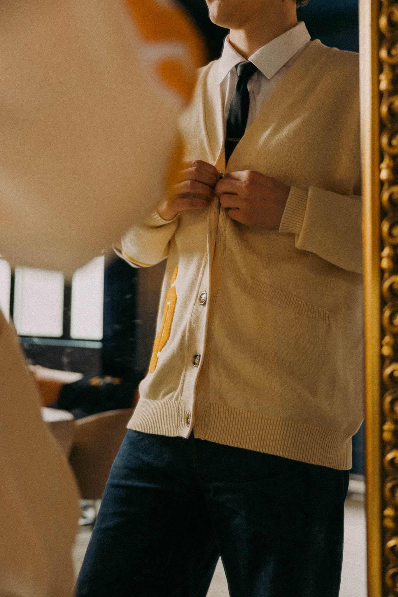 Invisible College Varsity Oversized Cardigan - Image 8