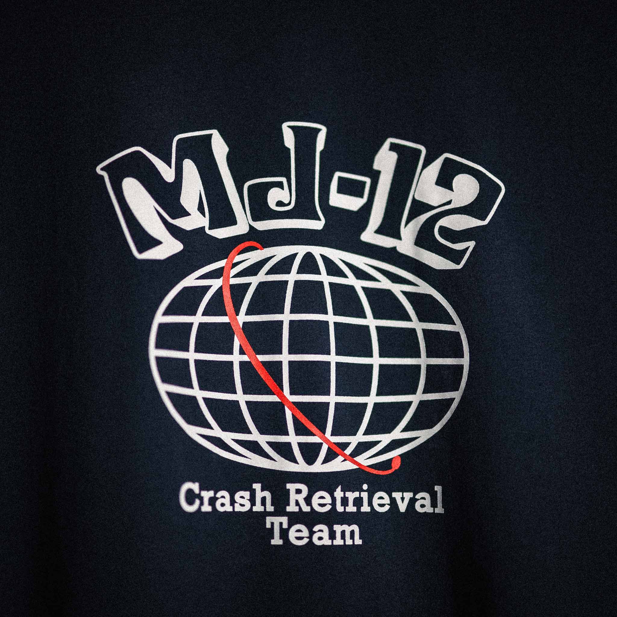 MAJESTIC 12 "Crash Retrieval Team" Tee In Royal Blue - Image 3