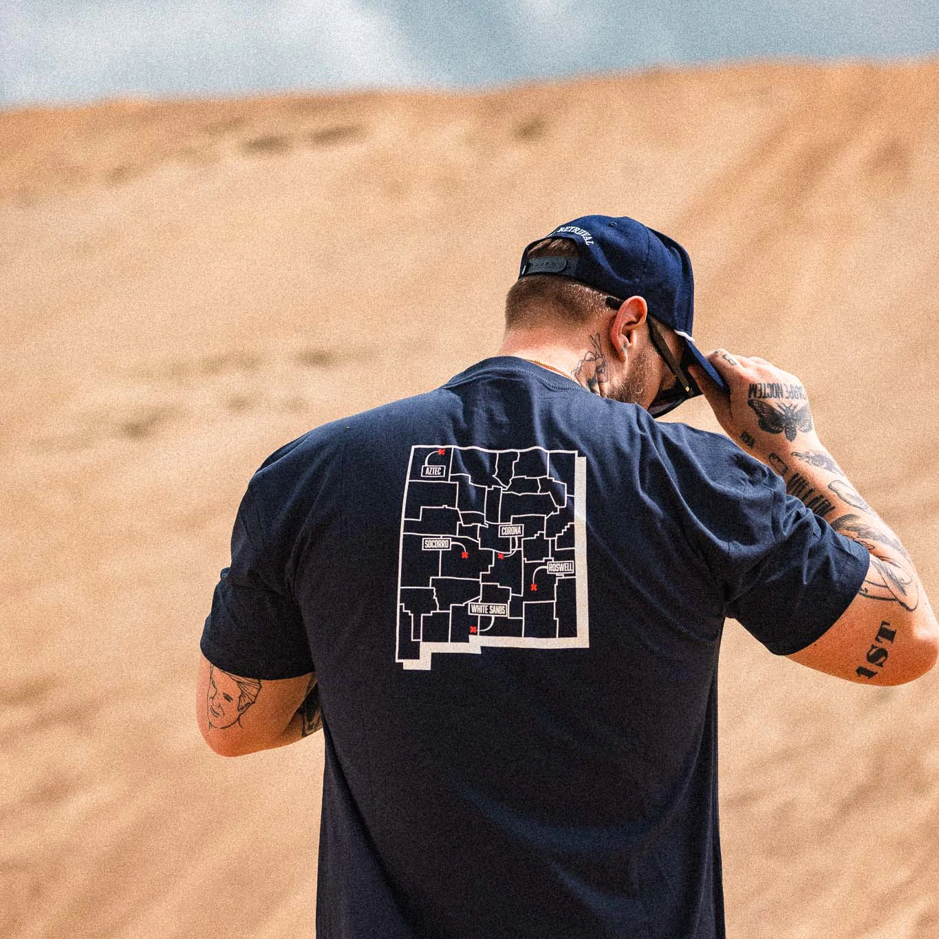 MAJESTIC 12 "Crash Retrieval Team" Tee In Royal Blue - Image 5