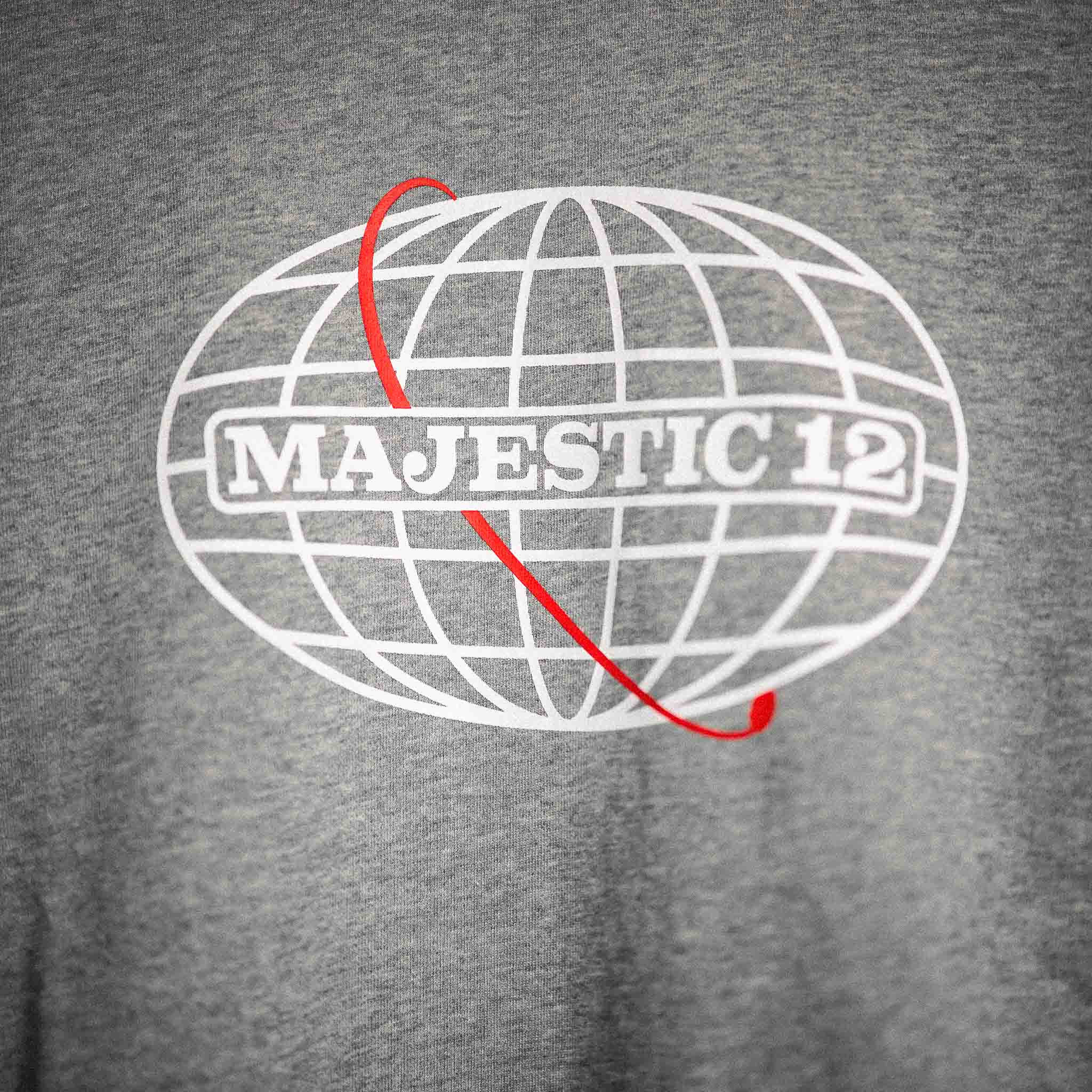 MAJESTIC 12 Crewneck In Heather Grey - Image 10