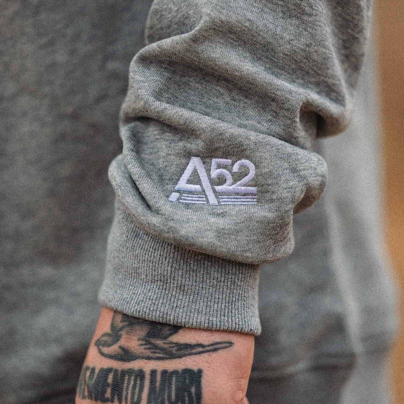 MAJESTIC 12 Crewneck In Heather Grey - Image 3