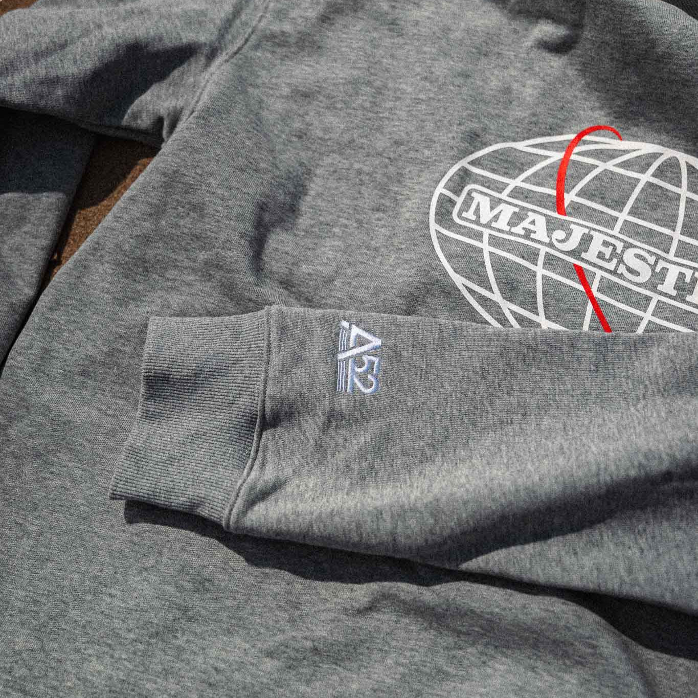 MAJESTIC 12 Crewneck In Heather Grey - Image 6