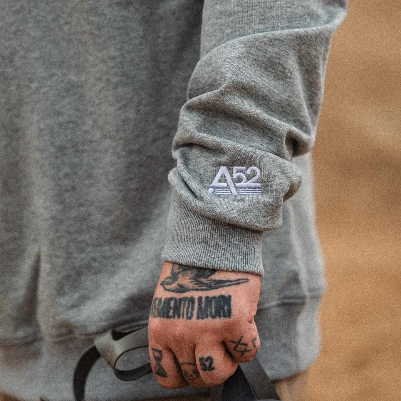 MAJESTIC 12 Crewneck In Heather Grey - Image 7