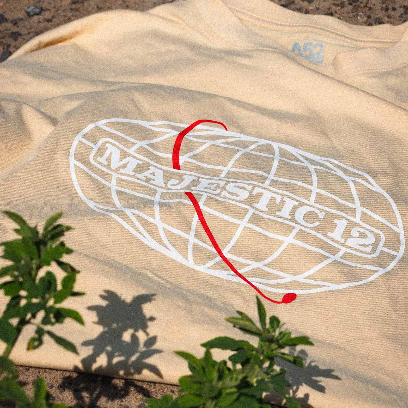 MAJESTIC 12 Tee In Desert Sand - Image 5