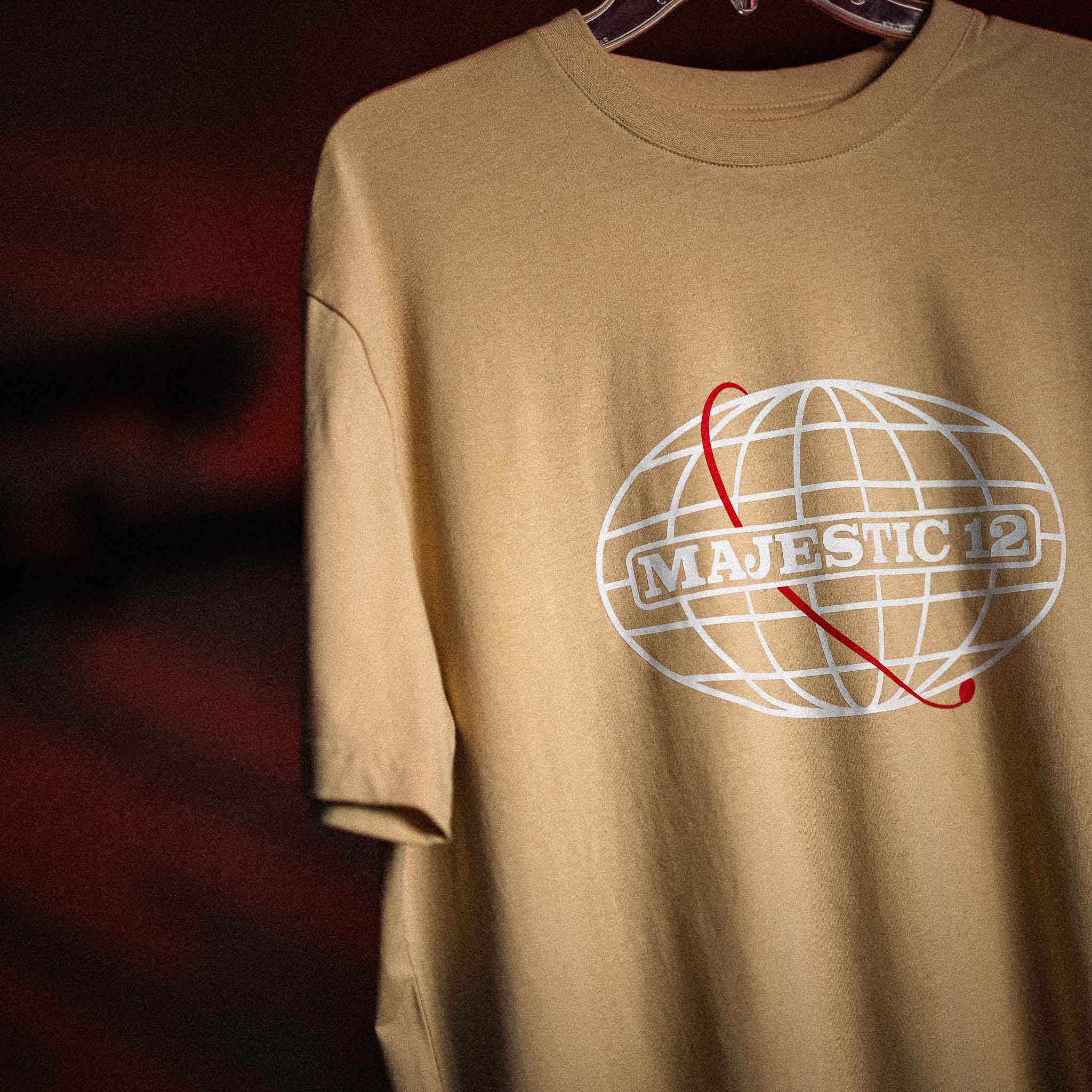 MAJESTIC 12 Tee In Desert Sand - Image 8