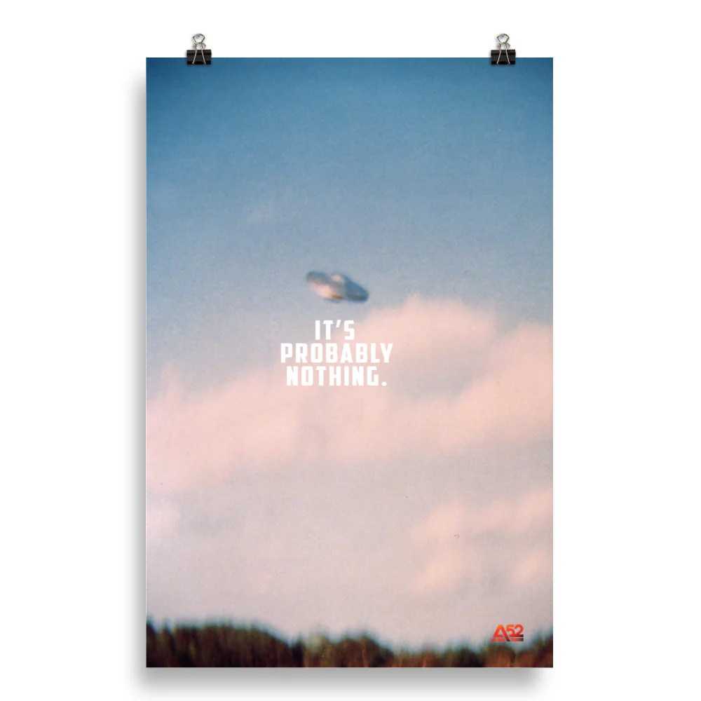 UFO Poster - Bill Herrmann, Charleston, South Carolina, 1980 - Image 7